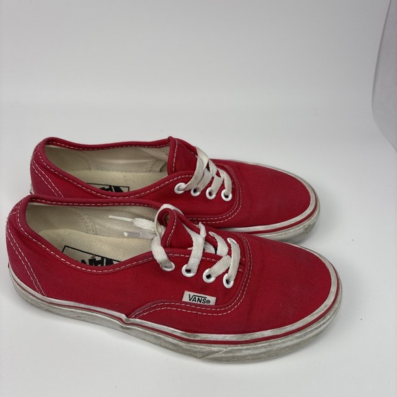 Vans Classic Size 4.5 Men / 6 Women- VANS Red GOOD CONDITION Pre- Owned - Picture 2 of 10